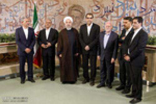 Rouhani in Hamedan 