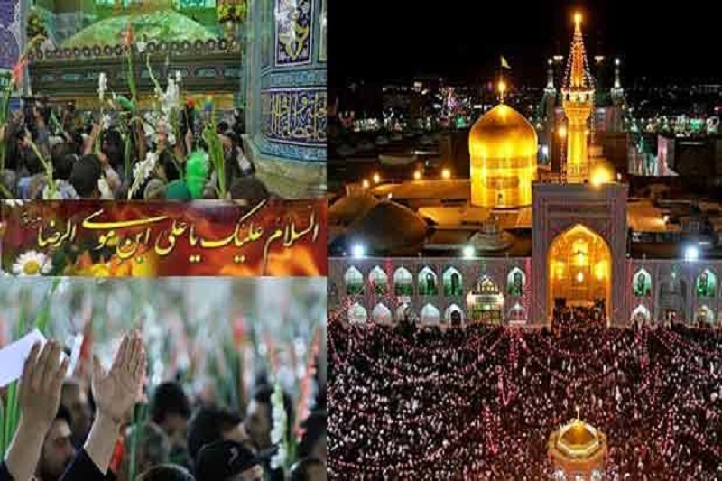 جشن دلدادگی در حرم رضوی برگزار شد/مشهد مقدس غرق از سرور و نشاط