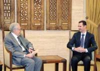 سخنان صریح اسد در دیدار با ابراهیمی/تکذیب اعزام کارشناس روس به سوریه