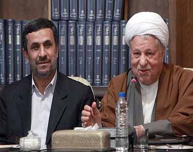 چالش‌های احمدی‌نژاد و رفسنجانی 