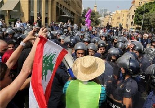 گفت‌وگوی ملی در لبنان در سایه درگیری نیروهای امنیتی با معترضان