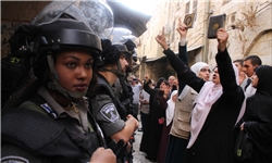 ششمین روز مقاومت فلسطینی‌ها در مسجدالاقصی + تصاویر