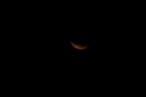 عکس:ماه گرفتگی بامداد امروز 