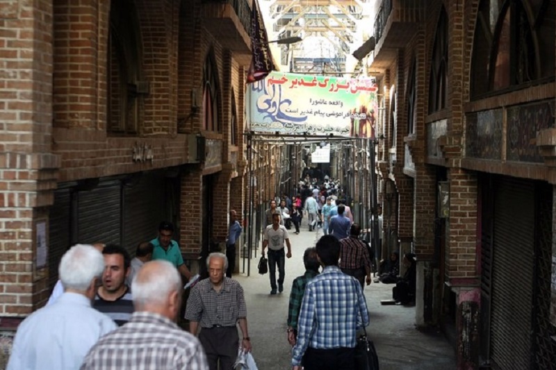 عکس:تعطیلی بازار تهران در اعتراض به فاجعه منا 