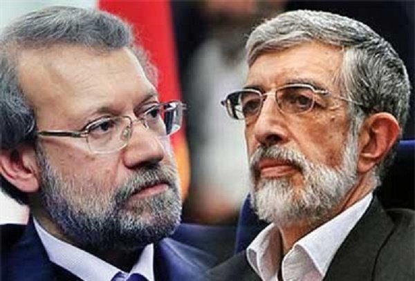 نشست لاریجانی و حداد عادل با موضوع طرح دوفوریتی هسته‌ای