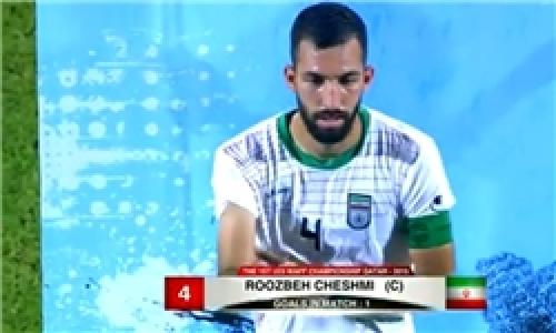 چشمی بهترین بازیکن دیدار تیم ملی امید ایران و بحرین شد