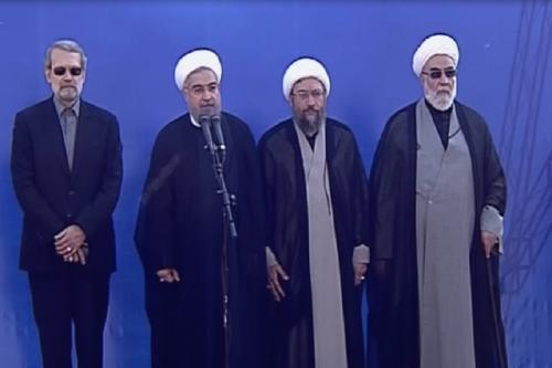 فیلم:سخنان روحانی در مراسم استقبال از پیکرهای جانباختگان فاجعه منا
