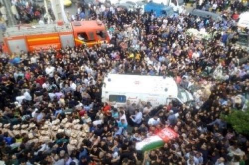 عکس: تشییع پیکر هادی نوروز‌ی در بابل 