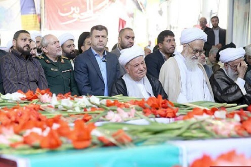 احمدی نژاد و هاشمی در مراسم بزرگداشت قربانیان منا+ تصاویر 