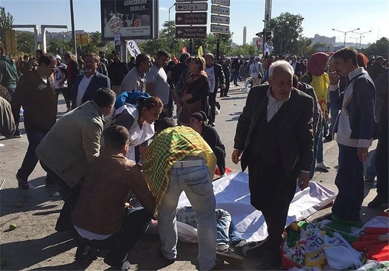 50 کشته و 125 زخمی در 2 انفجار شدید در پایتخت ترکیه + تصاویر 