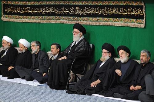 عکس:مراسم عزاداری شب تاسوعای حسینی(ع) در حضور رهبر معظم انقلاب