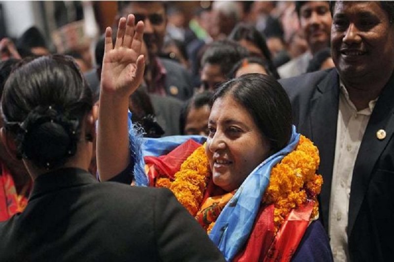 یک زن برای اولین بار رئیس جمهور نپال شد