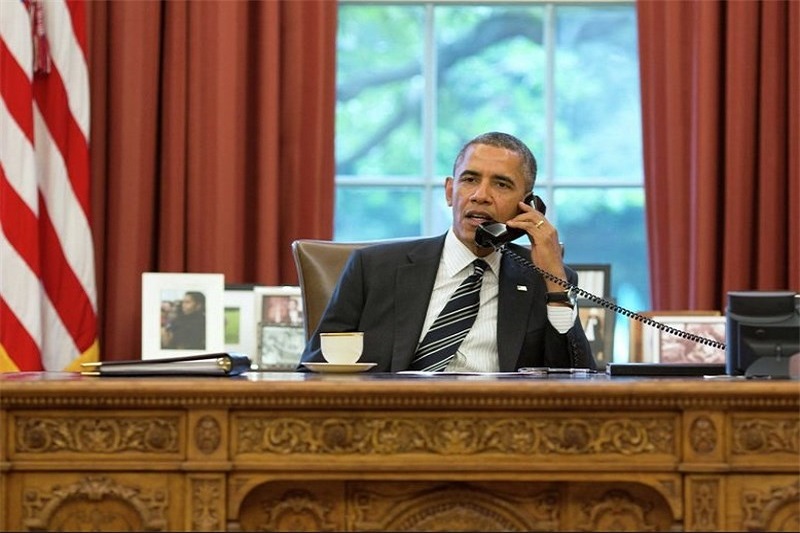  گفت‌وگوی تلفنی اوباما و العبادی درباره اوضاع سیاسی و امنیتی عراق