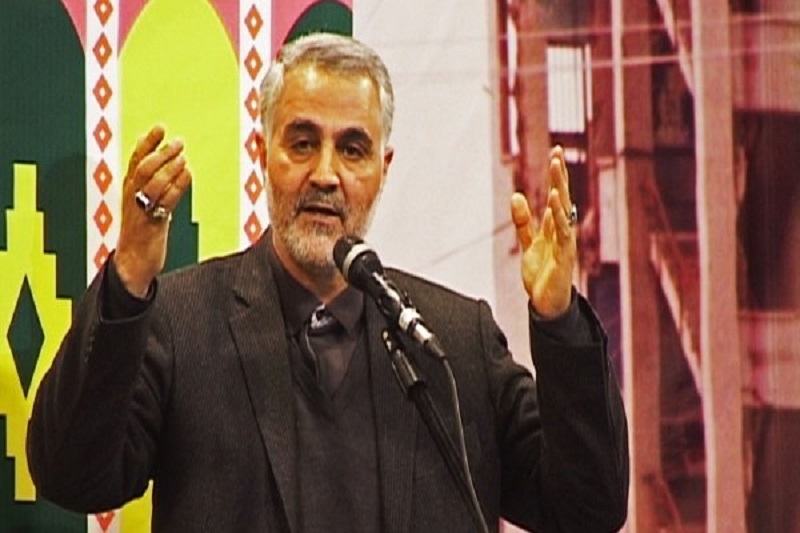 سردارسلیمانی: اقدام شما دفاع از حریم اسلام، اهل بیت و انسانیت است