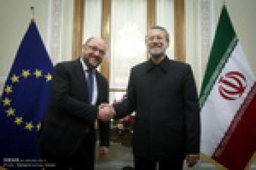 Schulz, Larijani discuss regional issues 