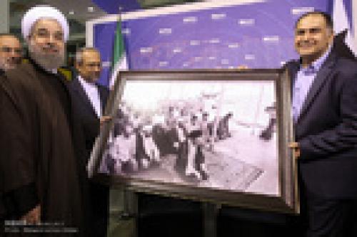 Rouhani inaugurates 21st press expo in Tehran 