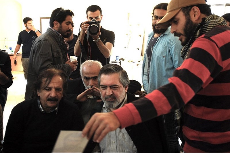 بازدید مجید مجیدی از پشتصحنه فیلم جاویدالاثر احمد متوسلیان + عکس