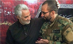 در آغوش حاج‌قاسم چند ساعت قبل از شهادت+عکس