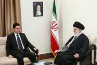 Supreme Leader receives Turkmen President 