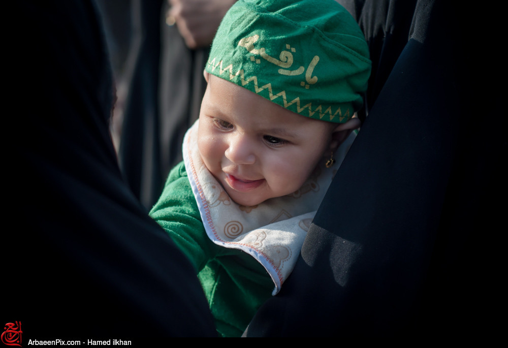 گزارش تصویری از حضور کودکان در جاده نجف-کربلا