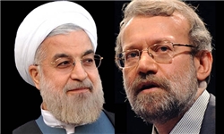 لاریجانی «قانون رسیدگی به اموال و دارایی‌های مسئولین» را به رئیس‌جمهور ابلاغ کرد