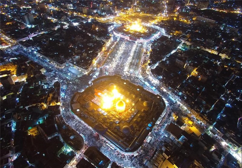نمایی دیدنی از کربلای معلی+تصاویر 