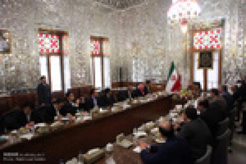 Larijani, Indonesian delegation meet in Tehran 