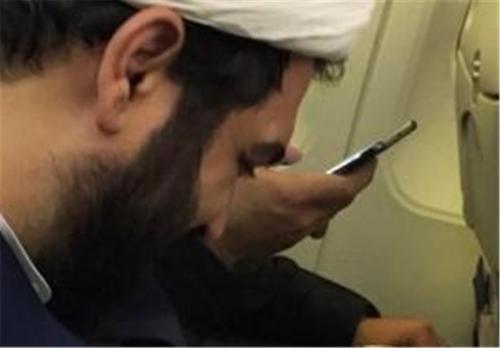 عکس/ حس خوب شهاب مرادی در هواپیما 