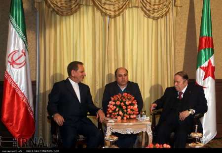 Jahangiri meets Algerian president 