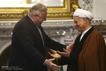 Rafsanjani meets Larcher on Monday 