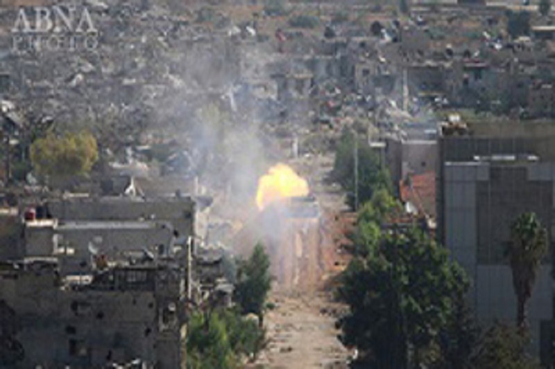 خروج 2000 تروریست داعشی از حومه دمشق 