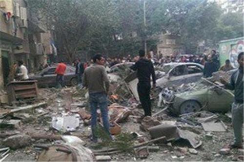  وقوع انفجار در غرب قاهره + عکس