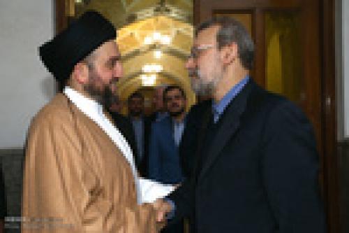Larijani, Ammar Hakim meet 