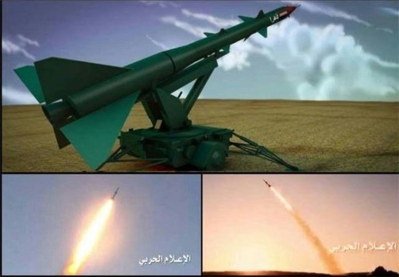 شلیک موشک قاهر ۱ به ذخایر استراتژیک نفتی در عربستان 