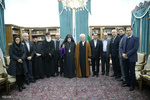 Rafsanjani meets Armenian Archbishop 