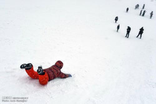 Winter recreation in Sepidan mountains 