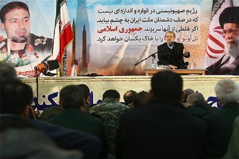 لاریجانی: قدرت سپاه دشمن را مرعوب می‌کند/حمایت ویژه مجلس از اعتبارات موشکی در برنامه ششم