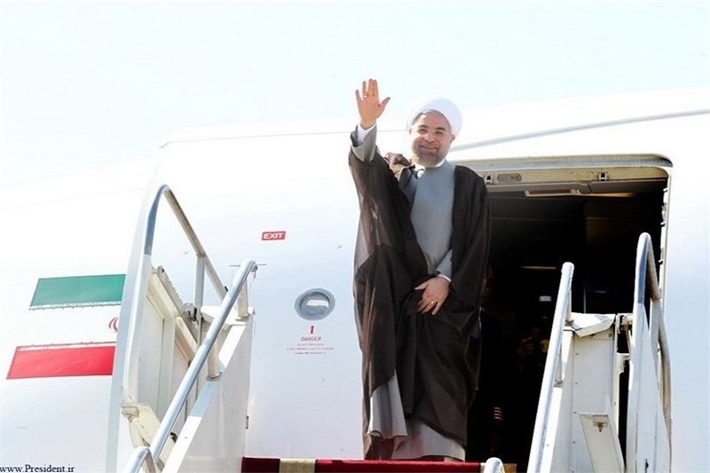 روحانی وارد «رم» شد