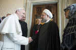 President Rouhani meets with Pope Francis 