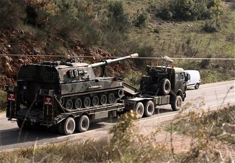 ارتش ترکیه مواضع ارتش سوریه را در حومه لاذقیه گلوله‌باران کرد 