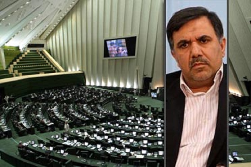 آخوندی از قراردادهای ایران و فرانسه به مجلس گزارش می‌دهد