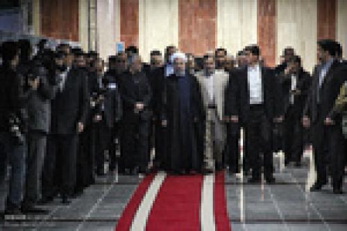 President Rouhani in Mashhad 
