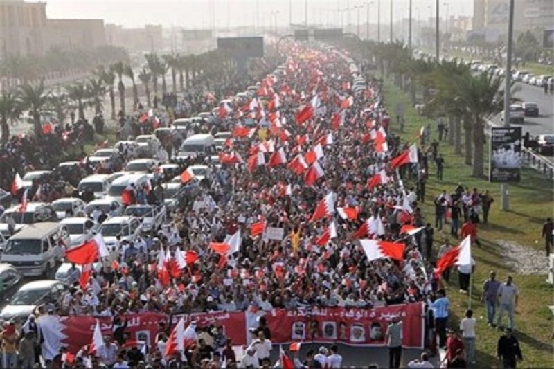 تظاهرات مردم بحرین در آستانه سالروز قیام ۱۴ فوریه
