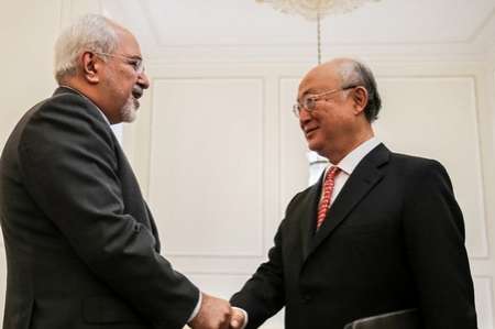Zarif meets IAEA, EU financial chiefs on post-sanctions ties 