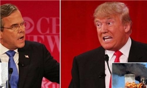 ترامپ: برادرت دروغ گفت، عراق سلاح کشتارجمعی نداشت/ جب بوش: حالم از تو بهم می‌خورد