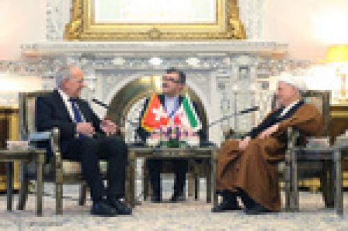 Rafsanjani, Schneider-Ammann meet in Tehran 