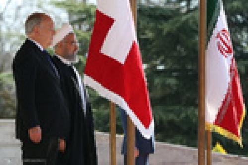 Rouhani officially welcomes Swiss counterpart 