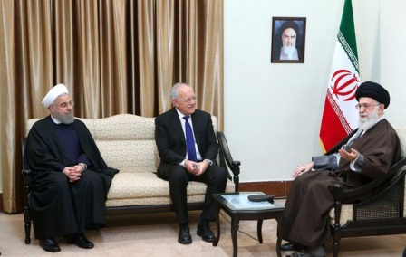 Supreme Leader receives Swiss President 