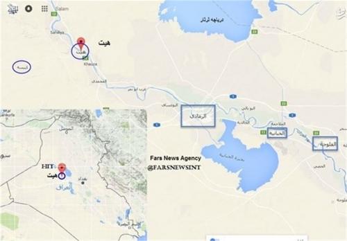 پیشروی نیروهای امنیتی عراق به سمت شهرستان «هیت»