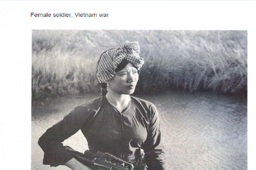 زنان حاضر در جنگ ویتنام + عکس 